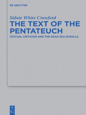 cover image of The Text of the Pentateuch